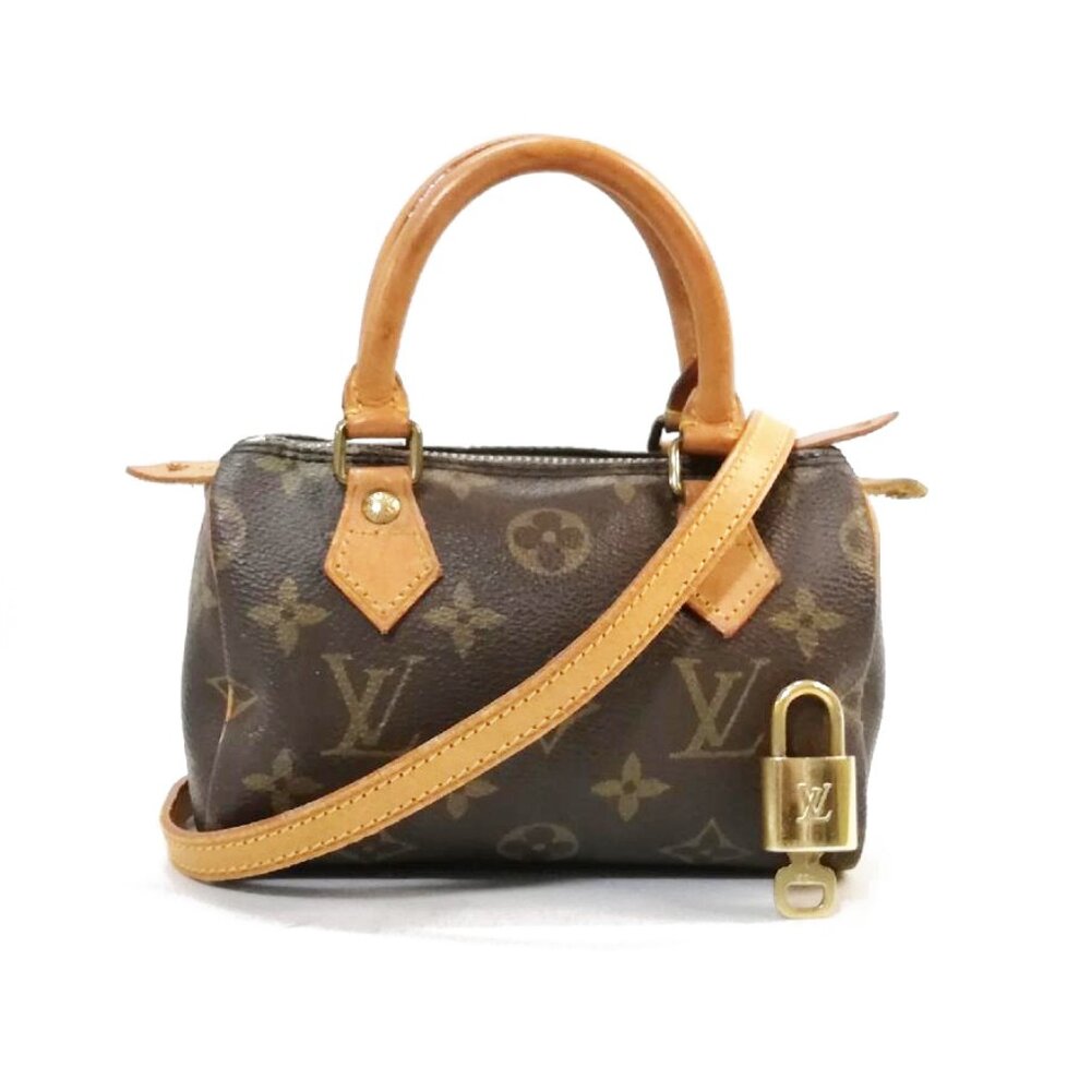 Authentic Louis Vuitton Monogram Mini Sac HL Speedy Nano Bag Vintage Y2K - Picture 2 of 12